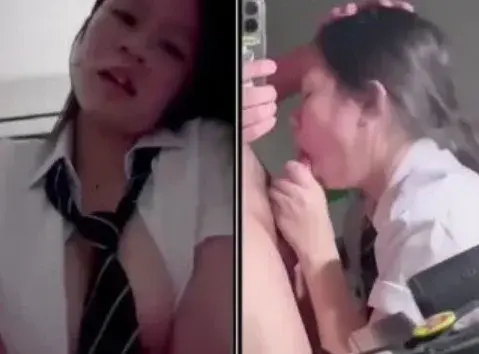 Hitam Putih Hijab Viral Masih Berseragam Body Montok